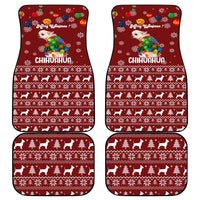 Chihuahua Dog Attitude Christmas Car Mats Xmas Holiday Patterns - Wonder Print Shop