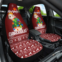 Chihuahua Dog Attitude Christmas Car Seat Cover Xmas Holiday Patterns - Wonder Print Shop