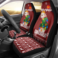 Chihuahua Dog Attitude Christmas Car Seat Cover Xmas Holiday Patterns - Wonder Print Shop