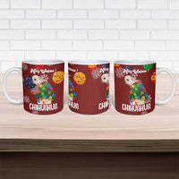 Chihuahua Dog Attitude Christmas Ceramic Mug Xmas Holiday Patterns - Wonder Print Shop