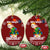 Chihuahua Dog Attitude Christmas Ceramic Ornament Xmas Holiday Patterns - Wonder Print Shop