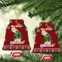 Chihuahua Dog Attitude Christmas Ceramic Ornament Xmas Holiday Patterns - Wonder Print Shop