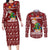 Chihuahua Dog Attitude Christmas Couples Matching Long Sleeve Bodycon Dress and Long Sleeve Button Shirt Xmas Holiday Patterns - Wonder Print Shop