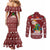 Chihuahua Dog Attitude Christmas Couples Matching Mermaid Dress and Long Sleeve Button Shirt Xmas Holiday Patterns - Wonder Print Shop
