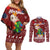 Chihuahua Dog Attitude Christmas Couples Matching Off Shoulder Short Dress and Long Sleeve Button Shirt Xmas Holiday Patterns - Wonder Print Shop