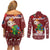 Chihuahua Dog Attitude Christmas Couples Matching Off Shoulder Short Dress and Long Sleeve Button Shirt Xmas Holiday Patterns - Wonder Print Shop