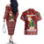 Chihuahua Dog Attitude Christmas Couples Matching Off The Shoulder Long Sleeve Dress and Hawaiian Shirt Xmas Holiday Patterns - Wonder Print Shop