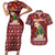 Chihuahua Dog Attitude Christmas Couples Matching Short Sleeve Bodycon Dress and Hawaiian Shirt Xmas Holiday Patterns - Wonder Print Shop