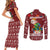 Chihuahua Dog Attitude Christmas Couples Matching Short Sleeve Bodycon Dress and Long Sleeve Button Shirt Xmas Holiday Patterns - Wonder Print Shop