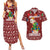 Chihuahua Dog Attitude Christmas Couples Matching Summer Maxi Dress and Hawaiian Shirt Xmas Holiday Patterns - Wonder Print Shop
