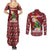 Chihuahua Dog Attitude Christmas Couples Matching Summer Maxi Dress and Long Sleeve Button Shirt Xmas Holiday Patterns - Wonder Print Shop