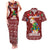 Chihuahua Dog Attitude Christmas Couples Matching Tank Maxi Dress and Hawaiian Shirt Xmas Holiday Patterns - Wonder Print Shop