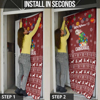 Chihuahua Dog Attitude Christmas Door Cover Xmas Holiday Patterns - Wonder Print Shop