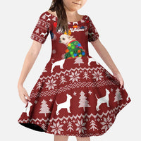 Chihuahua Dog Attitude Christmas Family Matching Mermaid Dress and Hawaiian Shirt Xmas Holiday Patterns - Wonder Print Shop