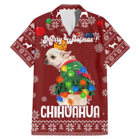 Chihuahua Dog Attitude Christmas Family Matching Mermaid Dress and Hawaiian Shirt Xmas Holiday Patterns - Wonder Print Shop