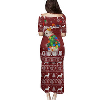 Chihuahua Dog Attitude Christmas Family Matching Puletasi and Hawaiian Shirt Xmas Holiday Patterns - Wonder Print Shop