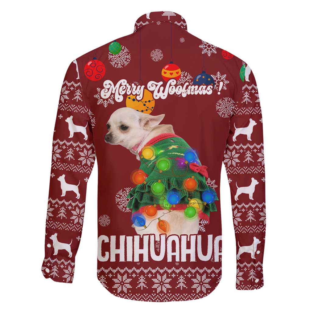 Chihuahua Dog Attitude Christmas Family Matching Tank Maxi Dress and Hawaiian Shirt Xmas Holiday Patterns - Wonder Print Shop
