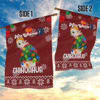Chihuahua Dog Attitude Christmas Garden Flag Xmas Holiday Patterns - Wonder Print Shop