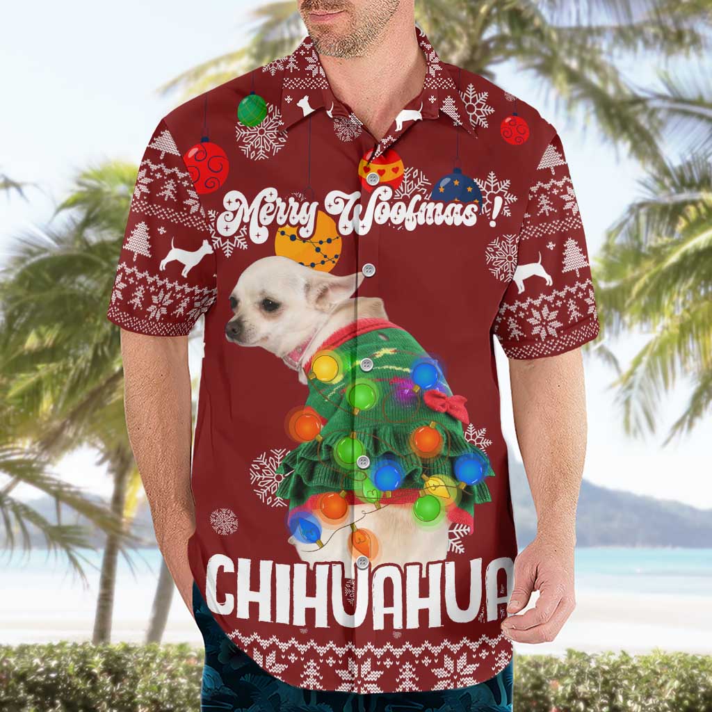 Chihuahua Dog Attitude Christmas Hawaiian Shirt Xmas Holiday Patterns - Wonder Print Shop