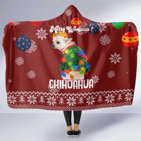 Chihuahua Dog Attitude Christmas Hooded Blanket Xmas Holiday Patterns - Wonder Print Shop