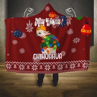 Chihuahua Dog Attitude Christmas Hooded Blanket Xmas Holiday Patterns - Wonder Print Shop