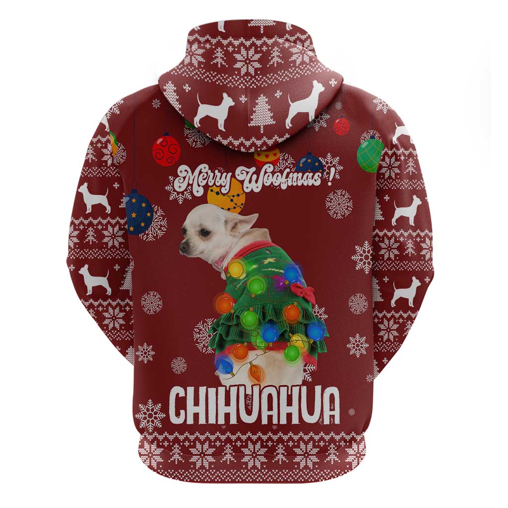 Chihuahua Dog Attitude Christmas Hoodie Xmas Holiday Patterns - Wonder Print Shop