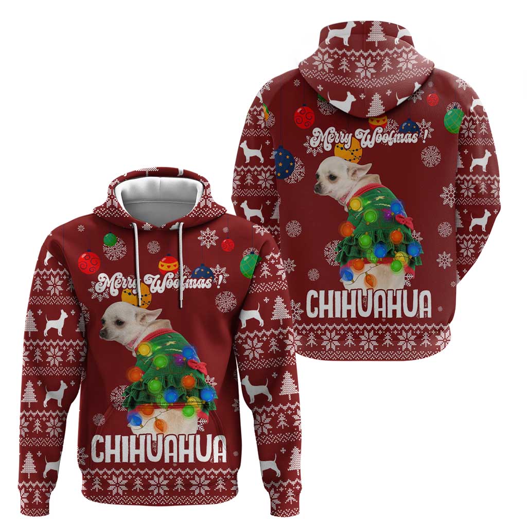 Chihuahua Dog Attitude Christmas Hoodie Xmas Holiday Patterns - Wonder Print Shop