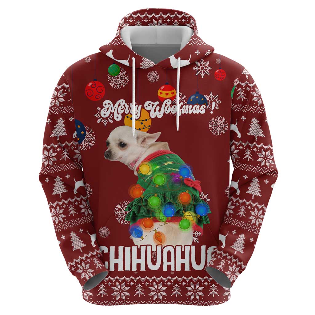 Chihuahua Dog Attitude Christmas Hoodie Xmas Holiday Patterns - Wonder Print Shop