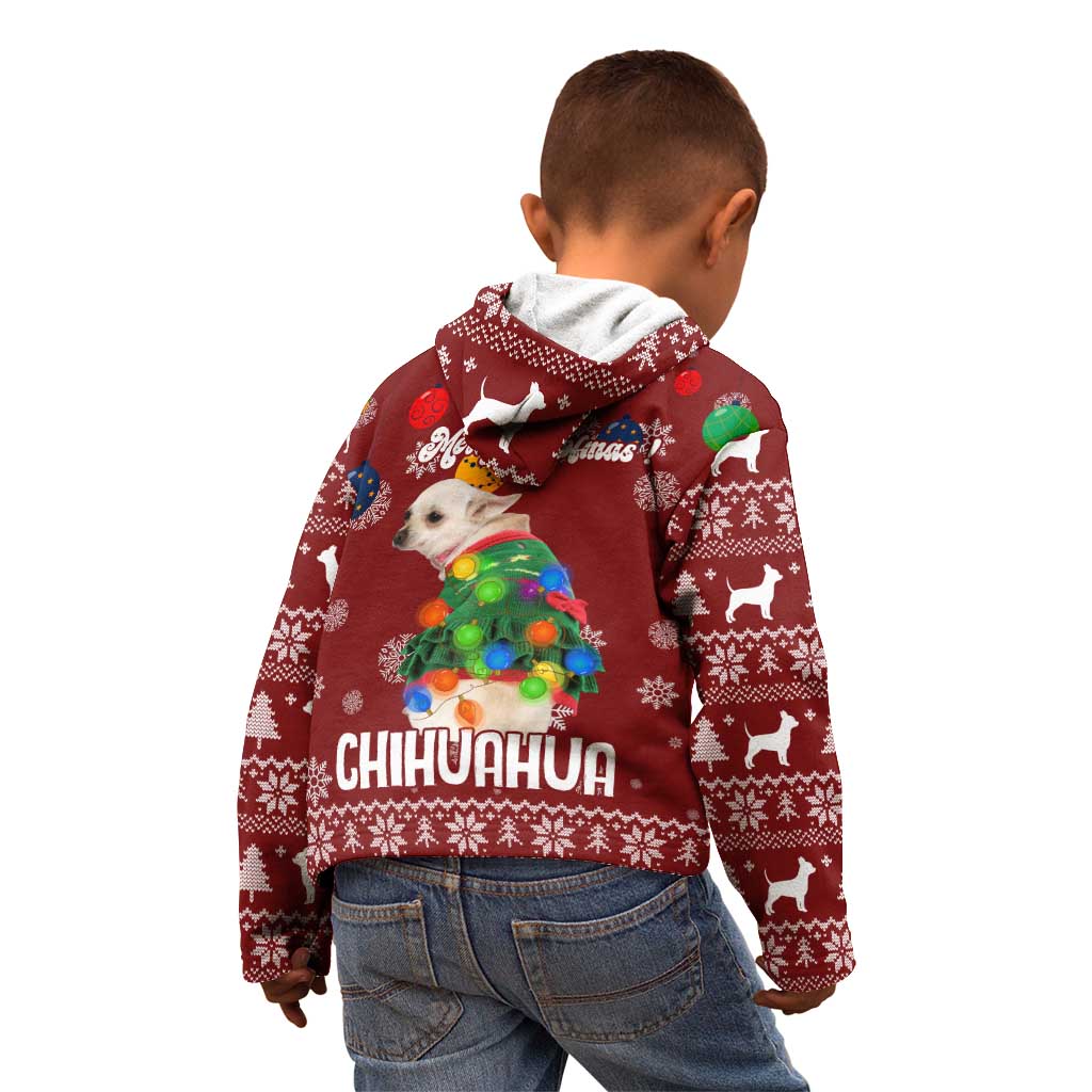 Chihuahua Dog Attitude Christmas Kid Hoodie Xmas Holiday Patterns - Wonder Print Shop