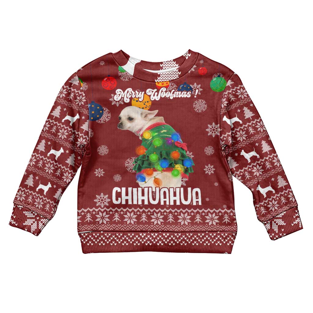 Chihuahua Dog Attitude Christmas Kid Ugly Christmas Sweater Xmas Holiday Patterns - Wonder Print Shop