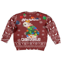 Chihuahua Dog Attitude Christmas Kid Ugly Christmas Sweater Xmas Holiday Patterns - Wonder Print Shop
