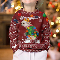Chihuahua Dog Attitude Christmas Kid Ugly Christmas Sweater Xmas Holiday Patterns - Wonder Print Shop