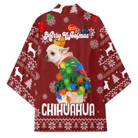 Chihuahua Dog Attitude Christmas Kimono Xmas Holiday Patterns - Wonder Print Shop