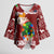 Chihuahua Dog Attitude Christmas Kimono Sleeve Blouse Xmas Holiday Patterns - Wonder Print Shop