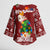 Chihuahua Dog Attitude Christmas Kimono Sleeve Blouse Xmas Holiday Patterns - Wonder Print Shop