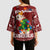 Chihuahua Dog Attitude Christmas Kimono Sleeve Blouse Xmas Holiday Patterns - Wonder Print Shop