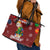 Chihuahua Dog Attitude Christmas Leather Tote Bag Xmas Holiday Patterns - Wonder Print Shop
