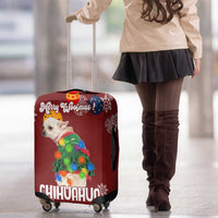 Chihuahua Dog Attitude Christmas Luggage Cover Xmas Holiday Patterns - Wonder Print Shop