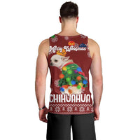 Chihuahua Dog Attitude Christmas Men Tank Top Xmas Holiday Patterns - Wonder Print Shop