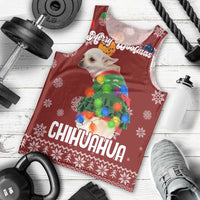 Chihuahua Dog Attitude Christmas Men Tank Top Xmas Holiday Patterns - Wonder Print Shop