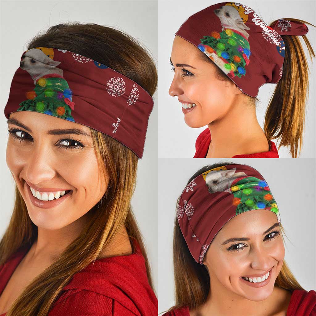 Chihuahua Dog Attitude Christmas Neck Gaiter Xmas Holiday Patterns - Wonder Print Shop
