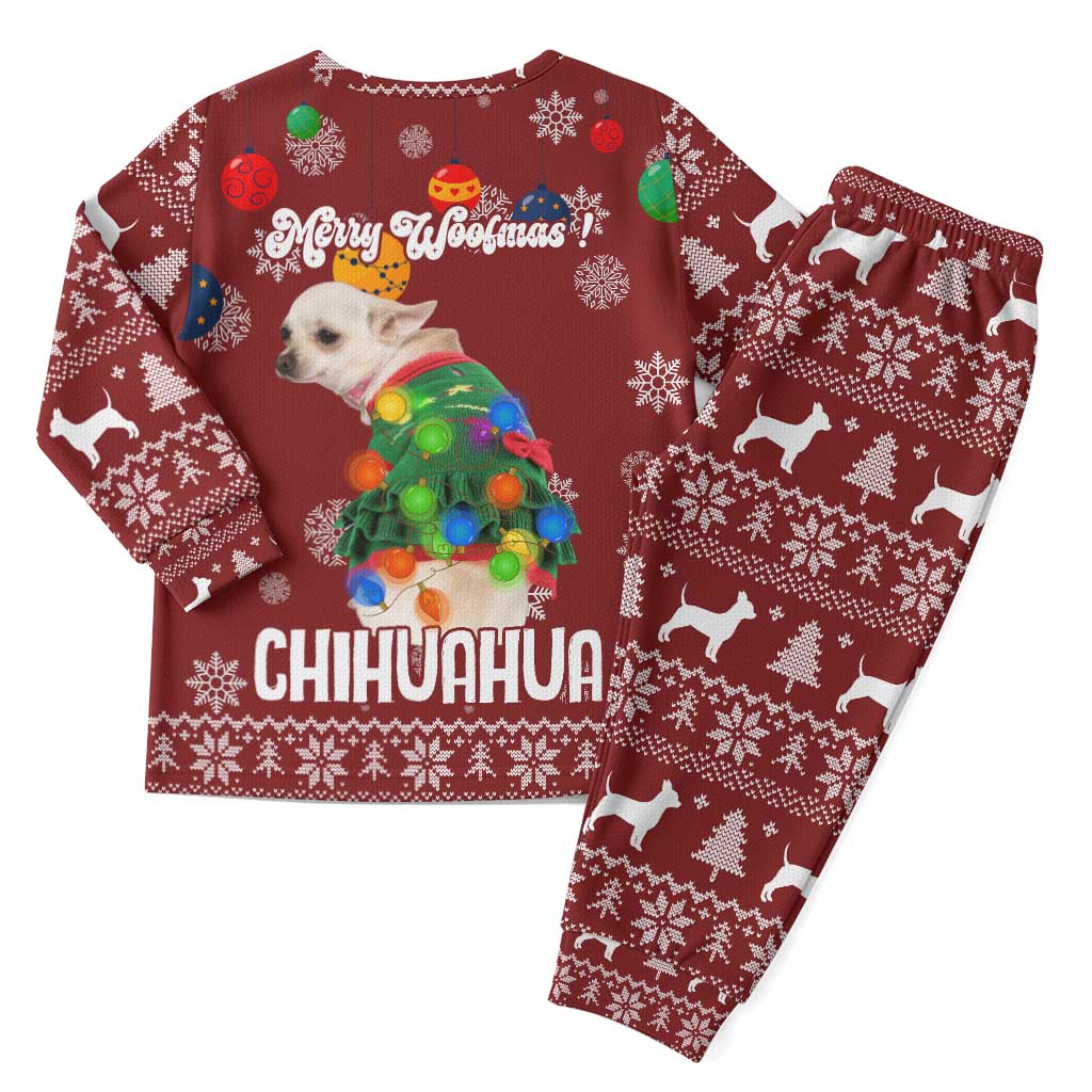 Chihuahua Dog Attitude Christmas Pajama Set Xmas Holiday Patterns - Wonder Print Shop