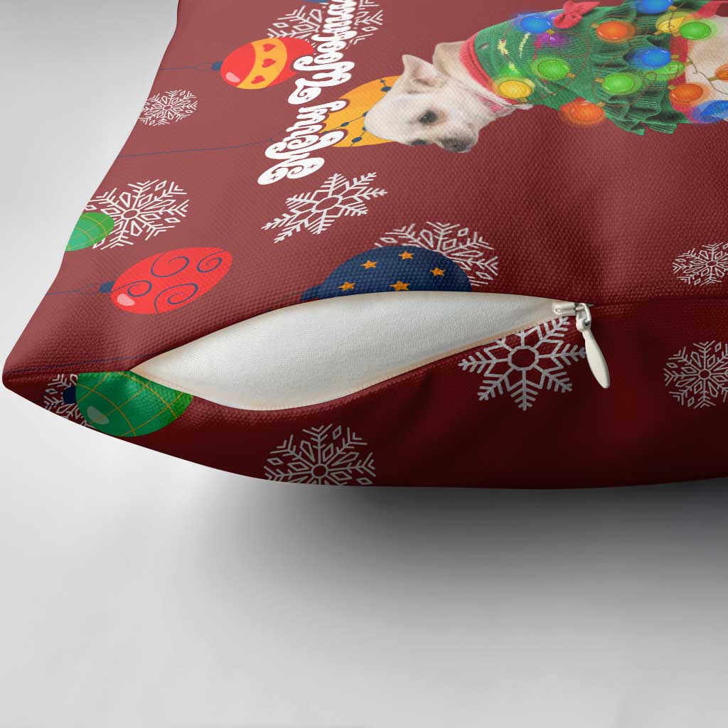 Chihuahua Dog Attitude Christmas Pillow Cover Xmas Holiday Patterns - Wonder Print Shop