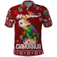 Chihuahua Dog Attitude Christmas Polo Shirt Xmas Holiday Patterns - Wonder Print Shop