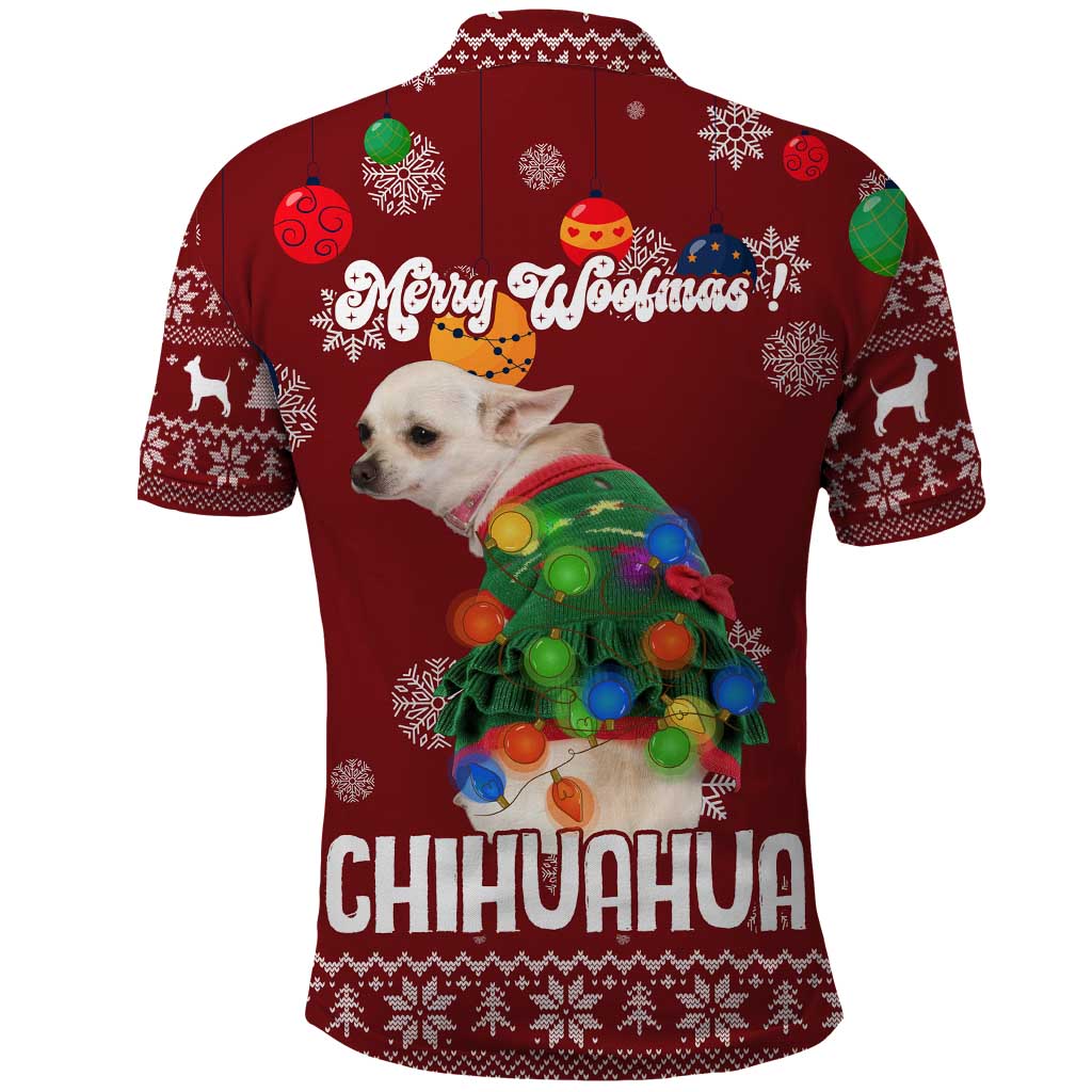 Chihuahua Dog Attitude Christmas Polo Shirt Xmas Holiday Patterns - Wonder Print Shop