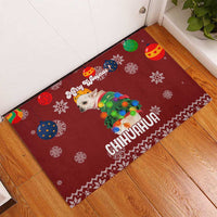 Chihuahua Dog Attitude Christmas Rubber Doormat Xmas Holiday Patterns - Wonder Print Shop