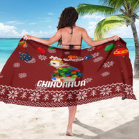 Chihuahua Dog Attitude Christmas Sarong Xmas Holiday Patterns - Wonder Print Shop