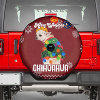 Chihuahua Dog Attitude Christmas Spare Tire Cover Xmas Holiday Patterns - Wonder Print Shop