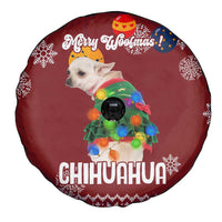 Chihuahua Dog Attitude Christmas Spare Tire Cover Xmas Holiday Patterns - Wonder Print Shop