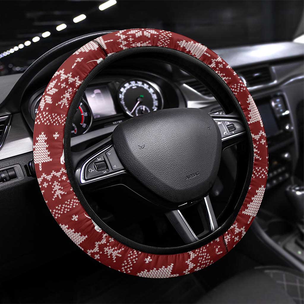 Chihuahua Dog Attitude Christmas Steering Wheel Cover Xmas Holiday Patterns - Wonder Print Shop